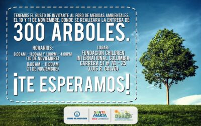 Dadma Con Siembra De Árboles Y Educación Ambiental Promueve Una Santa Marta Verde